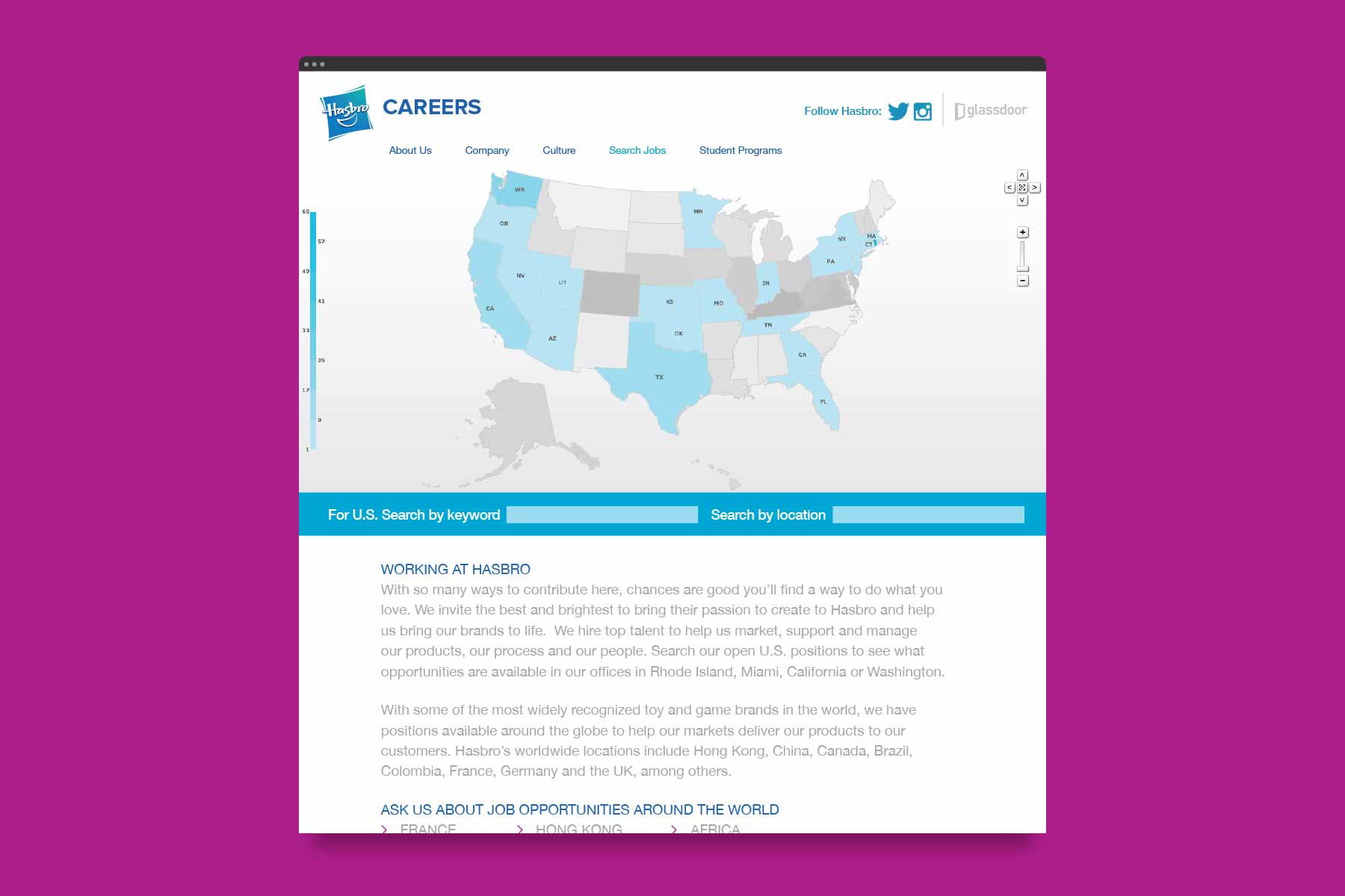 Hasbro Careers Website 