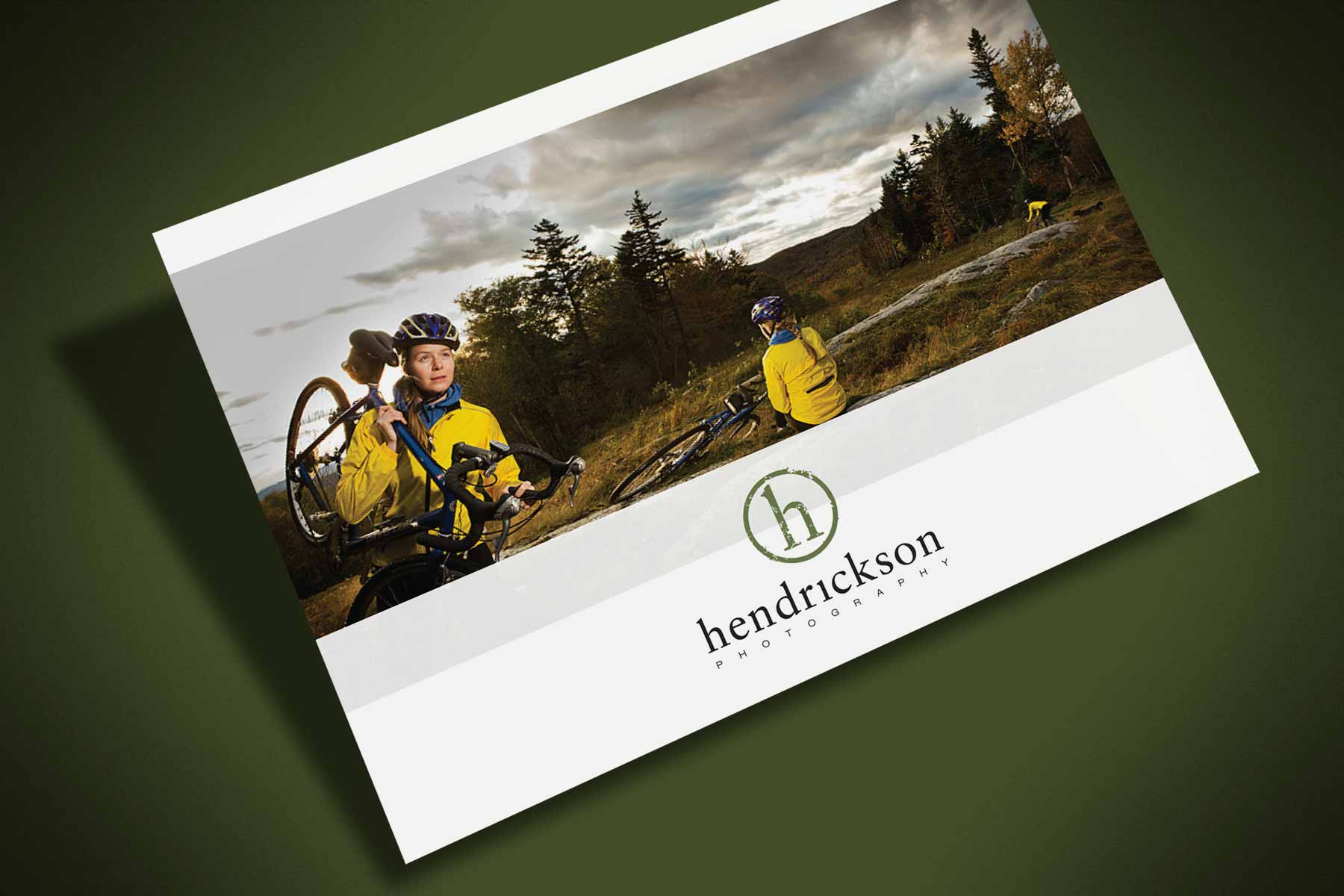 Promotional mailer for Hendrickson Photography.
