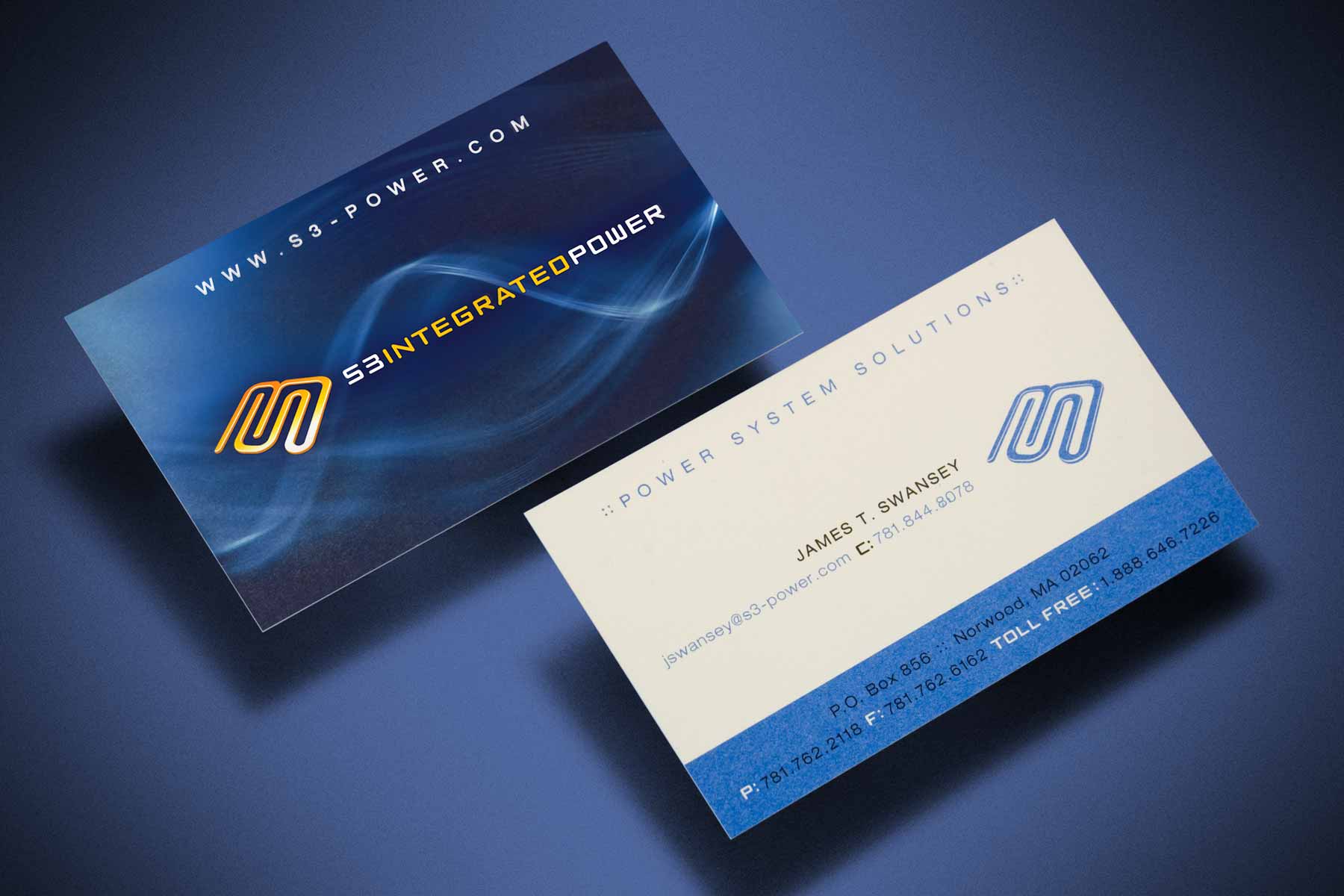 Card design for S3 Power.