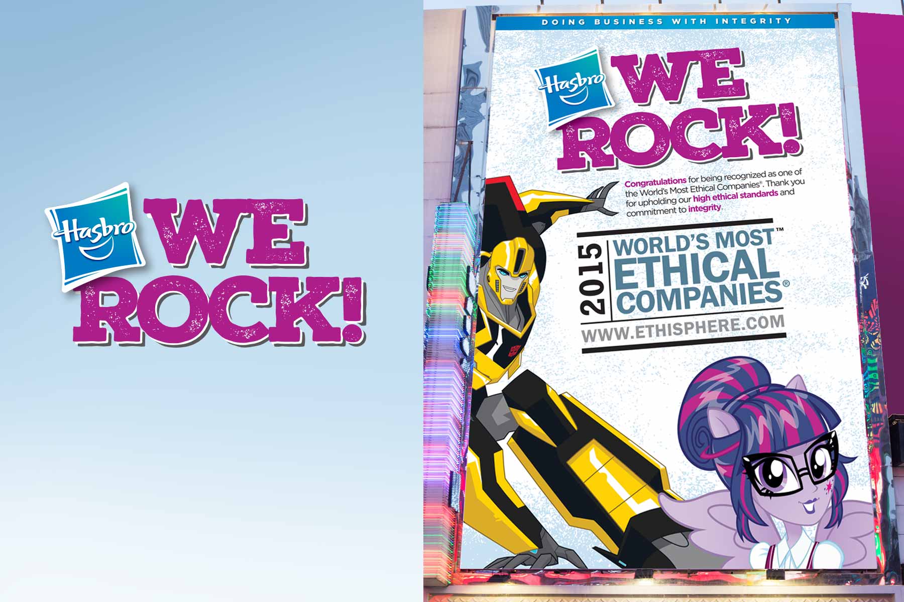 Hasbro World's Most Ethical Billboard